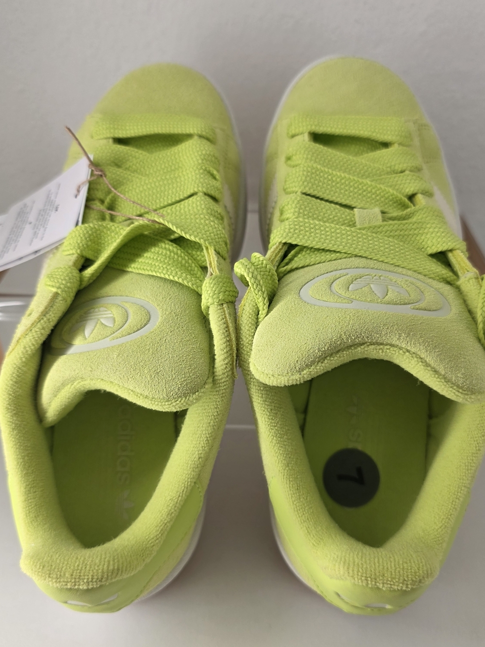 NEW Adidas Originals Campus 00s Lime Green Skate Shoe Women's size 7 - Picture 8 of 14
